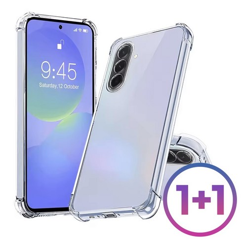 1+1 갤럭시 A36 케이스 투명 범퍼 젤리 A366