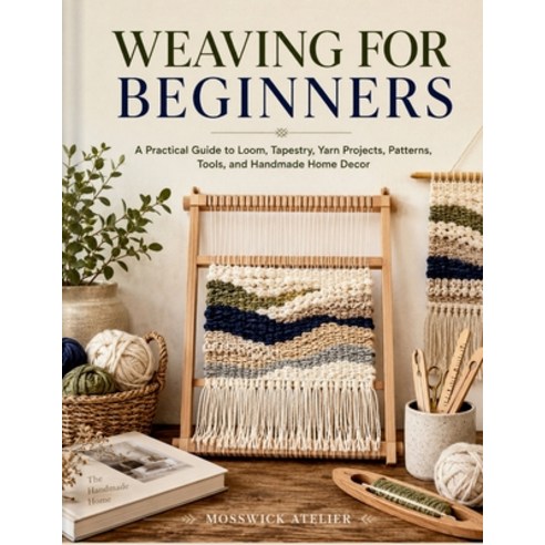 (영문도서)Weaving for Beginners: A Practical Guide to Loom Tapestry Yarn Projects Patte... Paperback, Independently Published, English, 9798199425193