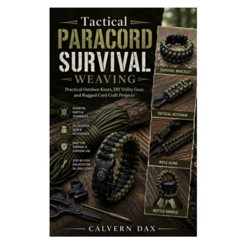 (영문도서)Tactical Paracord Survival Weaving: Practical Outdoor Knots DIY Utility Gear a... Paperback, Independently Published, English, 9798198204362