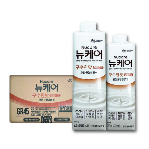 뉴케어 구수한맛 밸런스업 230ml (24팩) 230ml, 24개 솔직 후기 | 실사용자 리뷰 분석 - 상품 이미지 1