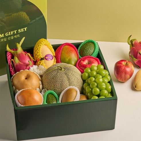 선물세트 내의 낱개 포장된 과일