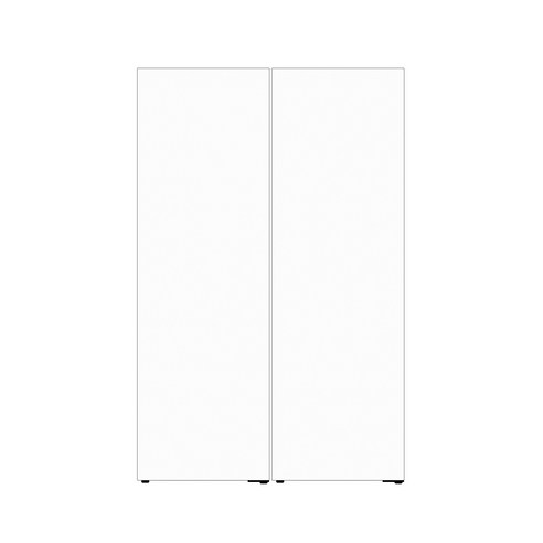 LG 컨버터블 패키지 오브제컬렉션(냉장/냉동전용고) XY324GQ3S, 에센스화이트