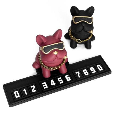 카엔 불독(피규어) 논슬립주차번호판 (피규어) 실사용 후기 | 효과 있을까? - 상품 이미지 2