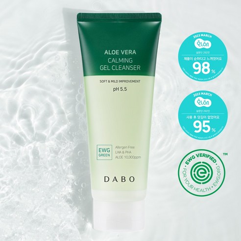 다보 약산성 알로에베라 카밍 젤 클렌저(전성분 EWG 그린 등급) 150ml 1개 재입고 완료 굿모닝 클렌징 젤 약산성 클렌징폼 이미지 2