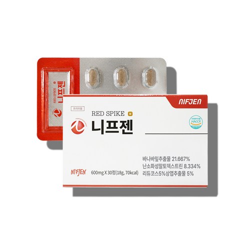 니프젠 스파이크 프리미엄 600mg 30정, 2개 이미지 2