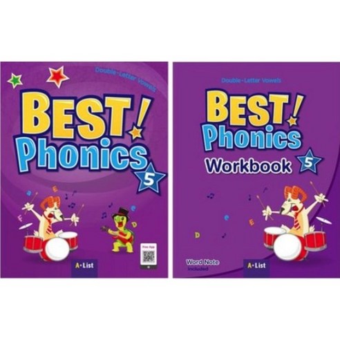 Best Phonics 5 with App 본책+워크북 (전2권), A*List, 초보자