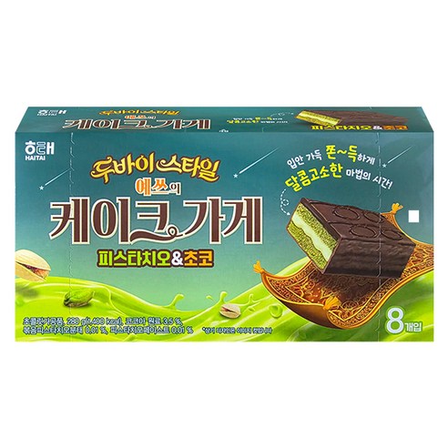 오예스 예쓰의 케이크가게 두바이 피스타치오 & 초코, 280g, 1개