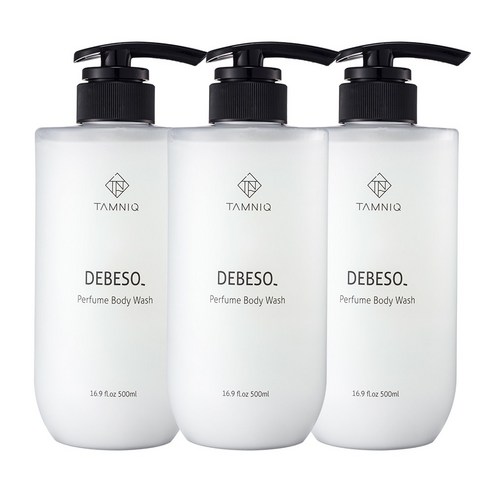 탐니크 디베쏘 퍼퓸 고보습 바디워시 머스크향, 500ml, 3개