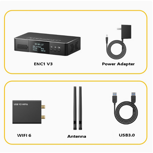 Link Pi ENC1-V3 HDMI 인코더 NDI 디코더 4K 1080P SRT RTSP/RTMP/HTTP/HLS H265 ...