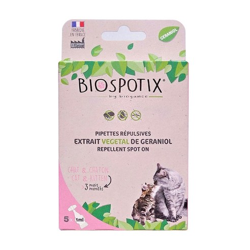 바이오강스 바이오스팟틱스 스팟온 고양이용 1ml x 5개