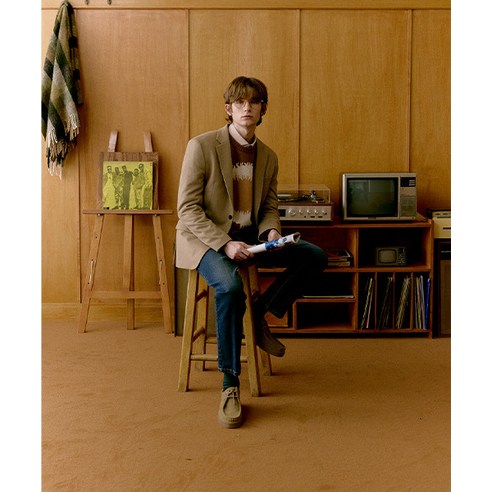 가넷옴므 라이트베이지 싱글 레귤러핏 자켓