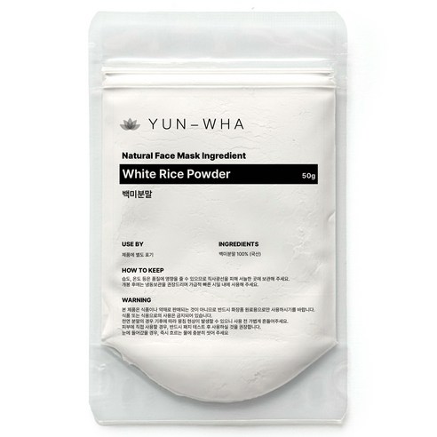 Yeonhwa Cheonyeon Pack Rice Powder Pack Gokmul Pack Miyong Pack Eolgul Pack , 1 Pack , 1 Pack (연화 천연팩 쌀가루팩 곡물팩 미용팩 얼굴팩, 1개입, 1개)