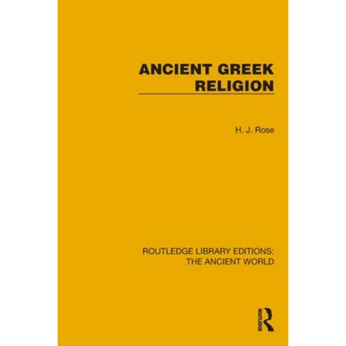 (영문도서)Ancient Greek Religion Paperback, Routledge, English, 9781032749693
