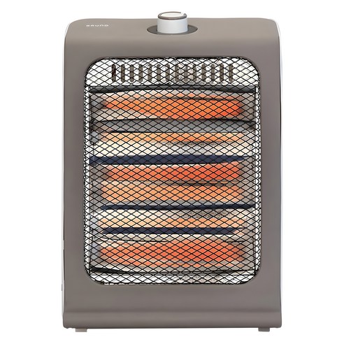 BRUNO 2단 석영관 전기히터 BQH-2410, BQH-2410, 색상, 그레이 섬네일