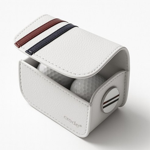 크로드 골프공 파우치 골프볼 주머니 케이스 클립형 볼마커세트 이미지 2