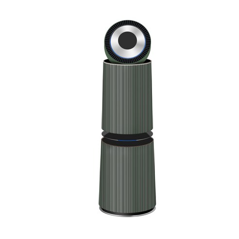 LG전자 퓨리케어 AI 오브제컬렉션 360 ̊ 공기청정기 M7 114㎡ 방문설치, 네어처 그린, AS356NGMA
