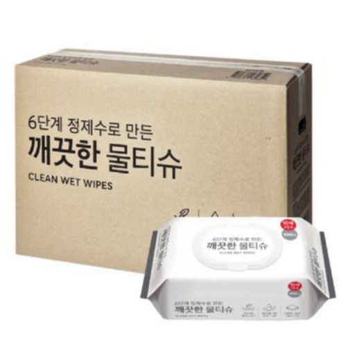 홈플러스 크린센스 깨끗한 물티슈 이미지 2