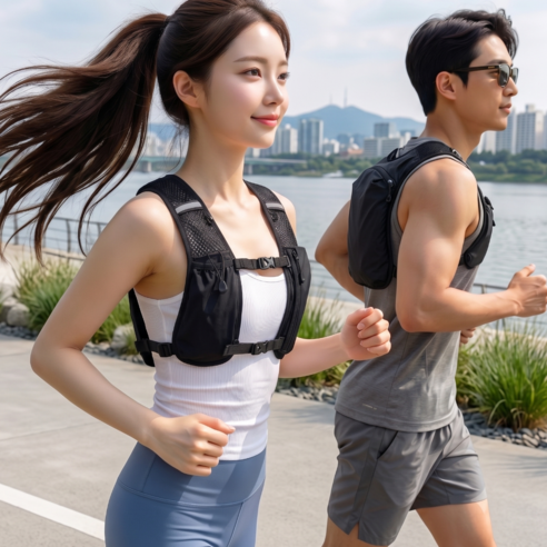 아밍 트레일 러닝 조끼 초경량