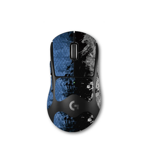 라나야 로지텍 PRO X SUPERLIGHT 2 DEX 마우스 그립테이프 풀커버, 1개, 블루 블랙