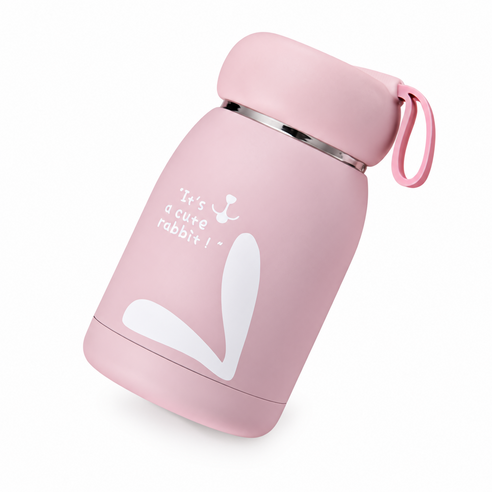 1+1 미니 텀블러 보온보냉병 토끼 텀블러