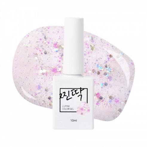 찐딱 프리미엄 네일아트 젤컬러 젤네일, 1개, 10ml, JJ064G (트윙클 핑크 글리터)