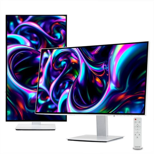 크로스오버 크로스오버 27USD850 IPS4K UHD 4면제로 화이트 멀티스탠드 무결점 27인치 모니터, 68.5cm, 27USD850 IPS4K [무결점]
