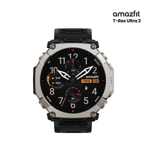 어메이즈핏 티렉스 울트라2 51mm 티타늄 GPS 스마트워치 (T-REX ULTRA2) 블랙 (런칭이벤트)-ISK