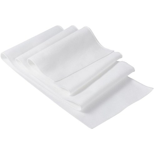 1개 폴리에스터 스트레치 니트 립 원단 의류 액세서리 100x15x0.15~0.2cm, 화이트