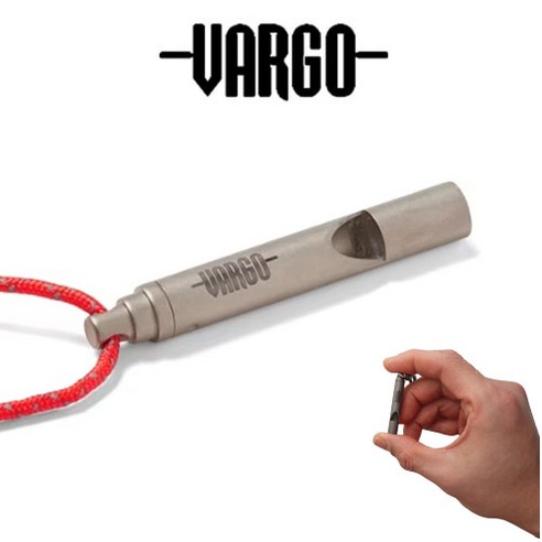 VARGO TITANIUM WHISTLE 바르고 티타늄 휘슬, 단품, 1개