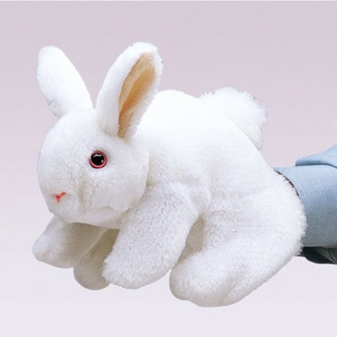 폴크마니스 고급 손인형 흰토끼 F20486005 역할놀이 인형극 교육 완구 제니앤굿즈 - 손가락인형