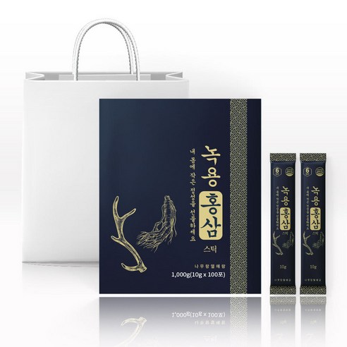 나무랑열매랑 녹용홍삼스틱 100회분, 1박스 맛있게 먹은 솔직 후기 - 상품 이미지 1