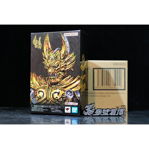BANDAI NAMCO S.H.Figuarts 真骨彫製法黃金騎士牙狼20週年紀念版, 1個