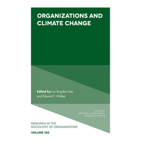 (영문도서)Organizations and Climate Change Hardcover, English, 9781805925569