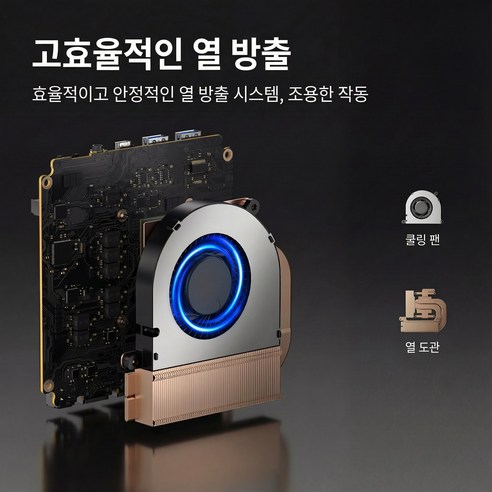 미니 PC 후면 포트 이미지