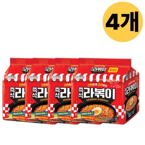 팔도 라볶이 봉지라면 145g, 16개