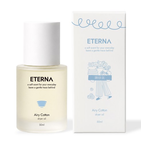 에테르나 양모볼 건조기 오일, 1개, 50ml, 에어리 코튼