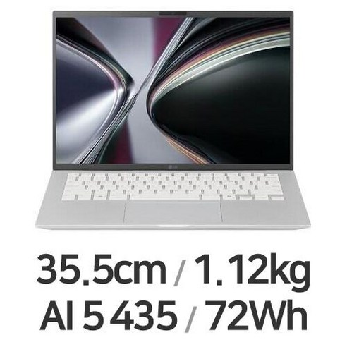 LG전자 2026 그램 AI 14 라이젠 AI 400 시리즈, 실버 색상, 256GB, 16GB, WIN11 Home, 14Z95U-GS5CK