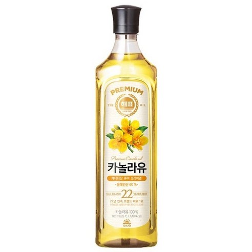 해표 카놀라유, 500ml, 1개