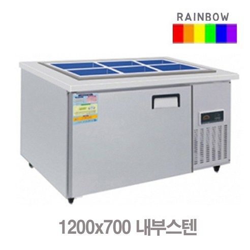 레인보우 업소용 반찬냉장고 1200X700X800 / 내부스테인리스 / ... 개봉기 | 실사용 후기 - 상품 이미지 1