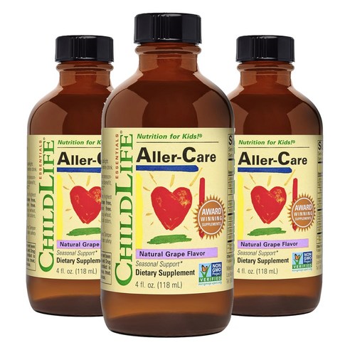 차일드라이프 알러케어 어린이 비타민 내추럴 포도 맛