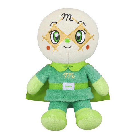 일본 호빵맨 캐릭터 미니 봉제인형, 1개, 메론빵소녀, 18cm
