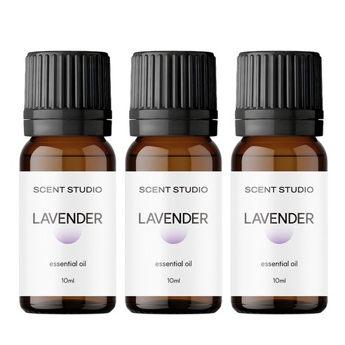 향기제작소 퓨어 에센셜오일, 3개, 10ml, 라벤더
