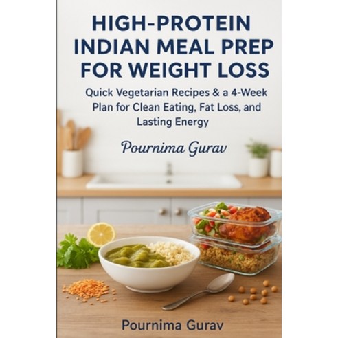 (영문도서)High-Protein Indian Meal Prep for Weight Loss: Quick Vegetarian Recipes & a 4-We... Paperback, Independently Published, English, 9798275480405