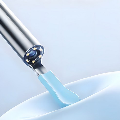 MountainWter 스마트폰 LED 내시경 귀이개 귀후비개 500W고화질카메라귀이개 LED 조명 소프트헤드 Type-C충전 이미지 3