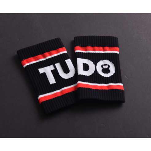 투도 크로스핏 손목 아대 보호대 스웻 밴드, 클래식: 04.Black/Red/White , 1세트
