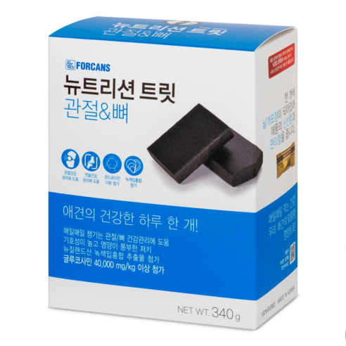 포켄스 뉴트리션트릿 강아지 영양제, 340g, 관절, 1개