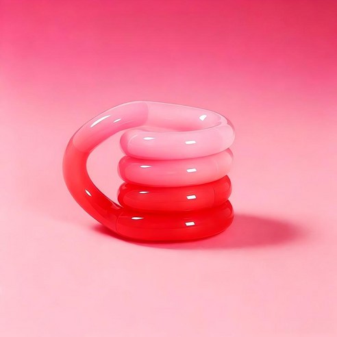 온도변색 장난감 집중력 향상 스트레스 해소 핸드토이, 1개, red