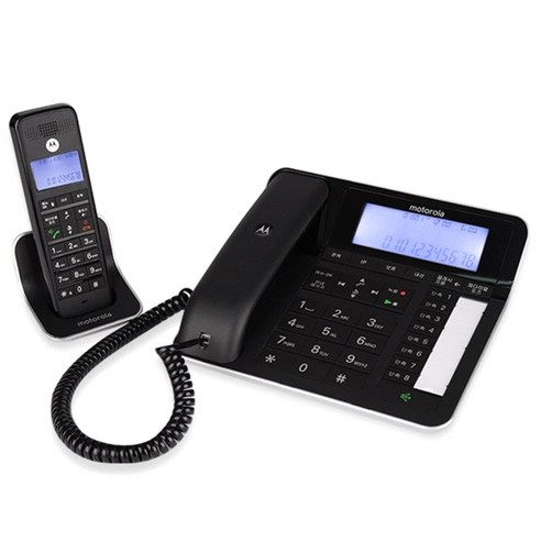 모토로라 디지털 유무선전화기 C7201A, C7201A(블랙)