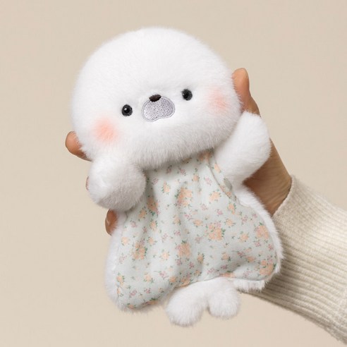 귀여운 애착인형 봉제인형 말랑 스퀴시 양 인형 선물용 장식, 1개, 물개, 16cm