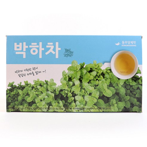 동우당 박하차 70g (0.7g x 100티)_유통기한 23년 6월 20일 - 기타전통차류 | 쿠팡